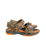 Realtree Fishing Boys Shoes Sz 4M Starfish Brown Orange Camo Sandals Wat... - £14.99 GBP