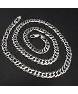 Large Vintage Sterling Silver 925 Men's Jewelry Chain Necklace Fashion 3... - $420.00
