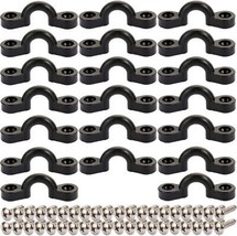 Kayak Pad Eye Kit, 10PCS Nylon Bungee Deck Loops Tie Down Pad Eye with 20 Screws - $18.79