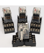 Lot of 4 - GE GENERAL ELECTRIC CR420MPL044J 5 A 120 VAC 14 PIN RELAYS - $29.69