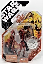 Star Wars 30th Anniversary Red Battle Droid Action Figures W/Coin - SW5 - £22.06 GBP