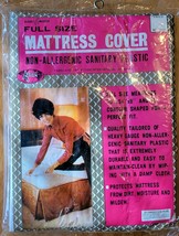 Vintage Closet Master Full Size Sanitary Plastic Mattress Cover 76” x 54” x 8” - £40.30 GBP