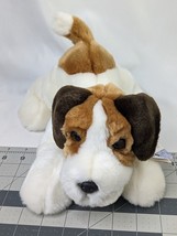 Aurora Flopsies Russell Dog Plush 12 Inch Brown White Stuffed Animal Toy - £18.63 GBP