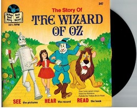 The Story of The Wizard of Oz - Book and 33-1/2 RPM Record (Disneyland Records)  - $49.49