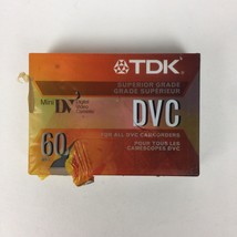 TDK DVM60ME Mini DV DVC Superior Grade Digital Video Cassette 60 min New - £4.65 GBP
