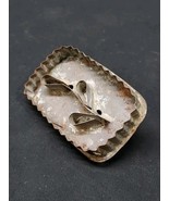 Old Primitive Folk Art Flower Floral Tin Cookie Cutter Soldered Tin Crim... - €14,26 EUR