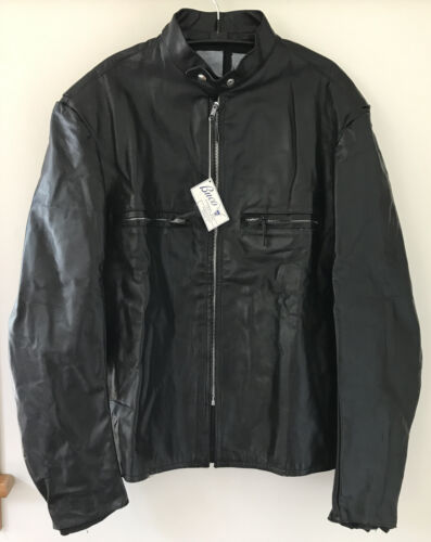 Primary image for Vtg Buco Black Spanish Leather Jacket 42