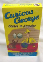 Vintage Curious George Comes To America STOP-MOTION Vhs Video 1999 Morris Moose - £11.87 GBP