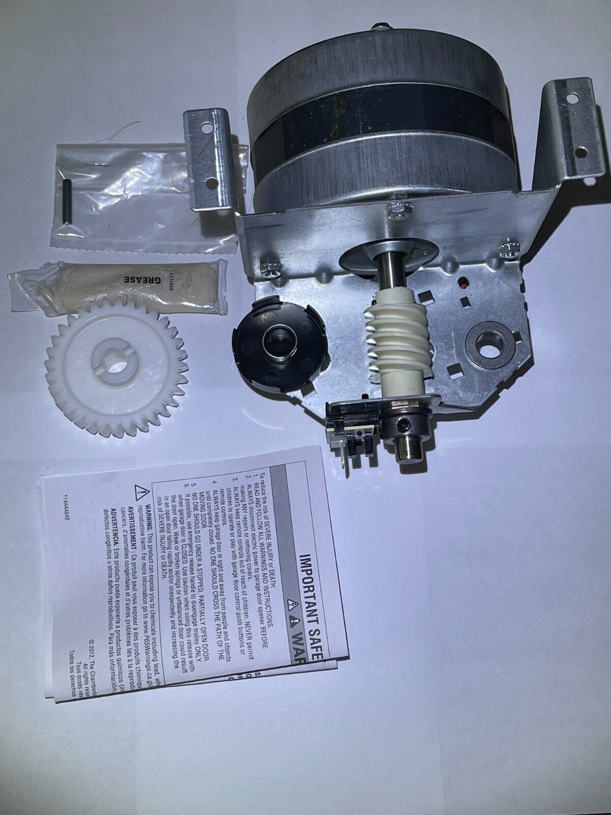 Liftmaster 41D3058 Motor & Bracket Kit Garage Opener 1346 1345 3265 RPM