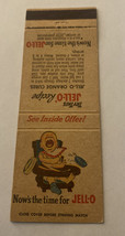 Vintage Matchbook Cover Matchcover Jell O - £2.12 GBP