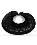 Women's Wide Brim Vented Straw Hat Sun Visor ~ A New Day (One Size) "BLACK" ~NEW - $192.20 MXN