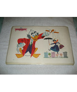 Vintage 1961 Walt Disney Uncle Scrooge Donald Duck Pluto Placemats Rare  - £15.56 GBP