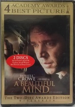 Beautiful Mind...Starring: Russell Crowe, Jennifer Connelly (BRAND NEW DVD&#39;s) - £21.23 GBP