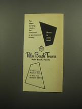 1960 Palm Beach Towers Resort Advertisement - For short or long visits - £11.77 GBP