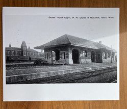 Grand Trunk Depot P. M. Depot In Distance Ionia Michigan Train Station P... - £23.19 GBP