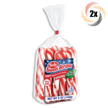 2x Bags Bob&#39;s Sweet Stripes Soft All Natural Peppermint Candy Sticks | 5oz - £9.29 GBP