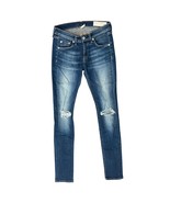 Rag &amp; Bone Distressed Pacifico Dark Wash Low Rise Skinny Ankle Jeans siz... - €22,58 EUR