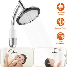 High Pressure Shower Head 360Rotation Water Saving Shower Head Adjustabl... - £14.36 GBP