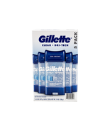 Gillette Cool Wave Men&#39;s Antiperspirant and Deodorant Clear Gel - 5 Pack - $479.85 MXN