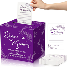 Share a Memory Cards for Collections of Life, 50 Pcs Memory Cards Box Guest Card - £17.32 GBP