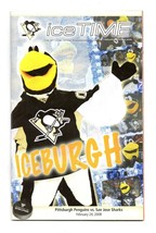 VINTAGE Feb 24 2008 Pittsburgh Penguins vs San Jose Program Iceburgh / Shootout - £11.86 GBP