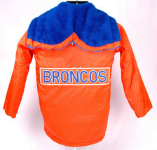 Denver Broncos Winter Coat-Orange-Boys 14-NFL-Chest/Back Patch-Zip Hood-... - £73.56 GBP