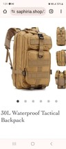 30L Waterproof Tactical Backpack - £31.57 GBP