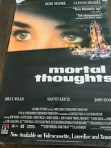 Movie Theater Cinema Poster Lobby Card 1991 Mortal Thoughts Bruce Willis Keitel - £31.03 GBP