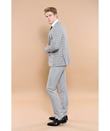 Men 3pc European Vested Suit WESSI by J.VALINTIN Extra Slim Fit JV44 Hou... - £36.08 GBP+