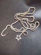 Single Strand Swarovski Crystal Necklace with Star Pendant - £38.77 GBP