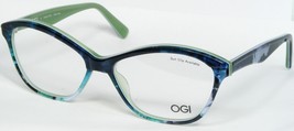 Ogi Evolution 9233 2115 Riviera Blue /ALOE Unique Eyeglasses Glasses 54-16-140mm - £70.33 GBP