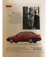 1992 Toyota Tercel Car  Vintage Print Ad pa8 - $171.70 MXN