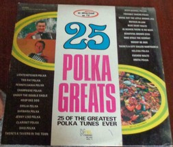 25 Polka Greats - Vintage Lp Record – 33.3 Speed – Gdc – Vinyl Record - Collect - $9.89