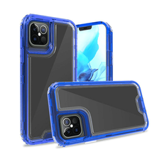 3in1 High-Quality Transparent Snap-On Hybrid Case for iPhone 13 Pro 6.1&quot; BLUE - £6.12 GBP