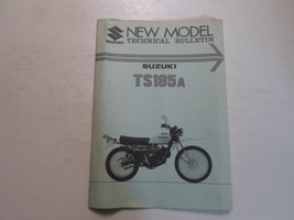 1976 Suzuki TS185A New Model Technical Bulletin Manual Worn Creases Factory Oem - $25.01