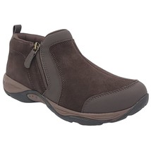 Easy Spirit Women Water Resistant Ankle Booties Evony Size US 7M Brown Suede - £35.72 GBP