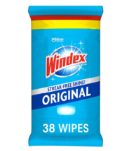 Windex Glass and Surface Pre-Moistened Wipes Original 38.0ea - £17.52 GBP
