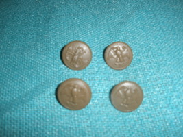 Four WW2 Bakelite WAC buttons  - £10.21 GBP