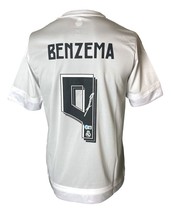 Karim Benzema Signed Real Madrid 2015/16 Adidas Soccer Jersey BAS - £230.12 GBP