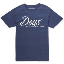 Deus Ex Machina men&#39;s custom tee in NAVY - £26.23 GBP