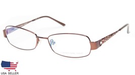New Carmen Marc Valvo Cecilia Cocoa Women Eyeglasses Frame 53-16-130 B29mm - £50.36 GBP