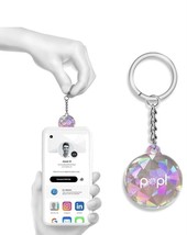 Popl Keychain Digital Business Card - Smart NFC Tag Share Contact Info, ... - $9.49