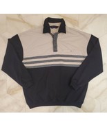 Vintage 90s Safe Harbor Sportswear Striped Pocket Pullover Grandpa Sweat... - $24.55