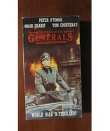 THE NIGHT OF THE GENERALS WORD WAR II THRILLER (VHS) PETER O&#39;TOOLE  - £7.56 GBP