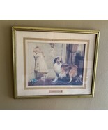 A Special Pleader Wall Art Painting Featuring Sable Rough Collie Framed ... - £30.96 GBP