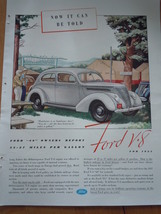 Vintage Ford V-8 Print Magazine Advertisements 1937 - $9.99