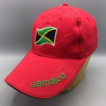 Jamaica Adjustable Strapback Hat Cap Red - £15.06 GBP
