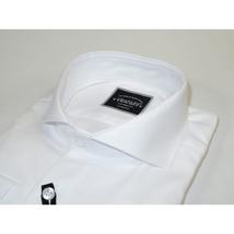 Men's Shirt Charles TYRWHITT 100% Cotton Cut-away Collar CHT-22 White Twill image 5