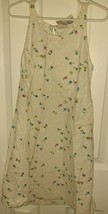 The Gap Vintage White Floral  Girls Dress  Sz M Adorable - £23.73 GBP