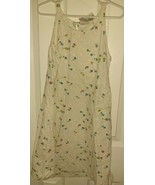 The Gap Vintage White Floral  Girls Dress  Sz M Adorable - £23.36 GBP